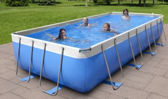 Offerte prezzi Piscina rettangolare fuori terra diva kit 400 con filtro a cartuccia (3,90x2,20x h 1,00 ) Piscina rettangolare fuori terra diva kit 400 con filtro a cartuccia (3,90x2,20x h 1,00 )
