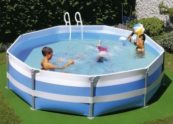 Offerte prezzi Piscina rotonda fuori terra bahams kit 350 con filtro a cartuccia( 350 x h 1,00 Piscina rotonda fuori terra bahams kit 350 con filtro a cartuccia( 350 x h 1,00