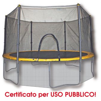 Tappeto elastico certificato pubblico Airzone 3,70 mt 
