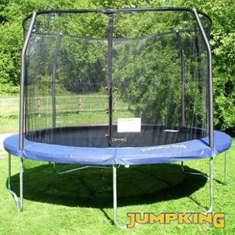 Trampolino elastico Deluxe cm 370 + rete protezione