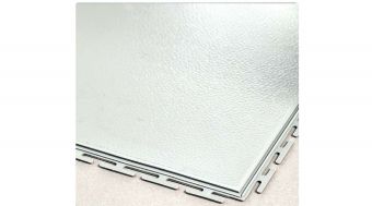 Piastrella STAR - in PVC ideale per scuole ed ambienti pubblici ( sp 6mm ) con vantaggi acustici e di calpestio. ( per m ) Finitura a Buccia D'Arancia