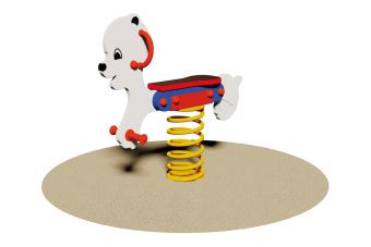 Orsetto gioco a molla
