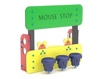 Mini playground Mouse Stop in alluminio