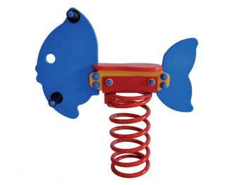 Gioco a molla Pesce in HDPE