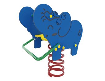 Gioco a molla Elefante in HDPE