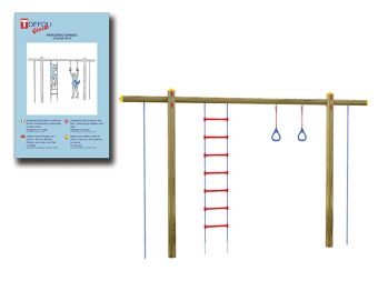 Anelli-Scala-Corda in legno