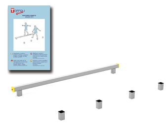 Equilibrio e slalom in alluminio